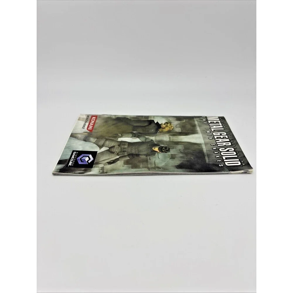 Metal Gear Solid The Twin Snakes Nintendo GameCube Case/Manual ONLY *no game*